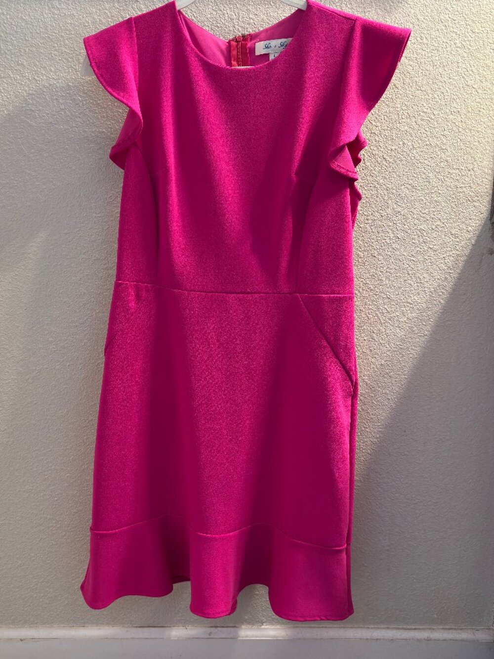 She + Sky Pink Mini Dress Size Large